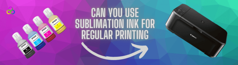 Regular printing with sublimation inks is not a good idea. The reason is that the chemical composition of sublimation inks is different and requires a sheet of paper as a temporary carrier before the ink is transferred to another surface. Use plain paper only to absorb sublimation ink.